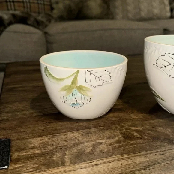 NWT Macy’s EDIE ROSE Home RACHEL BILSON Dinnerware,Set/2 Rose All Purpose Bowls - Picture 2 of 13